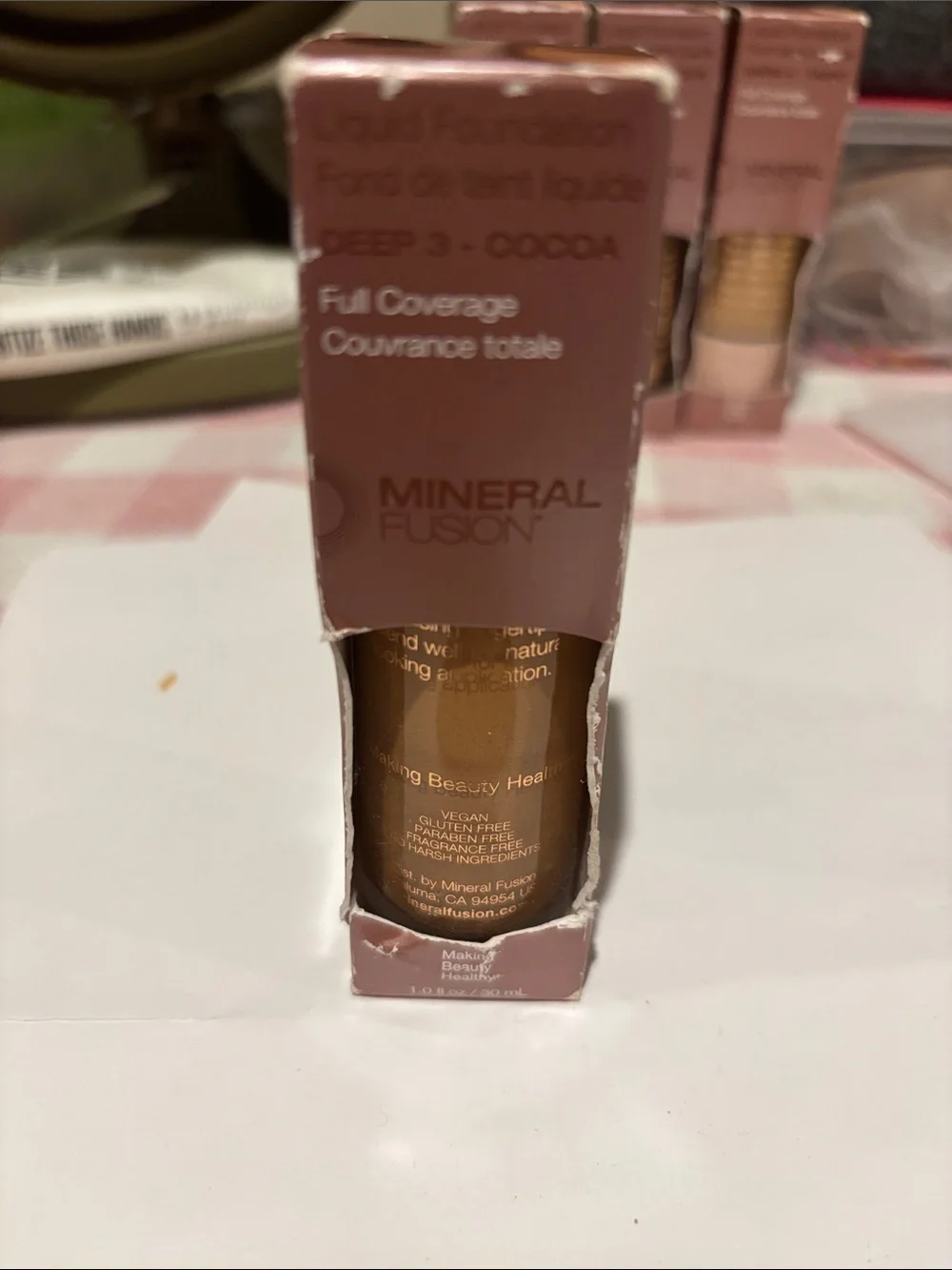 Mineral Fusion liquid fundation Deep 3- Cocoa 30 ml